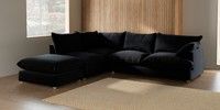Large Open End Corner Chaise - Left Hand