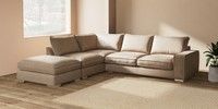 Large Open End Corner Chaise - Left Hand