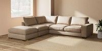Large Open End Corner Chaise - Left Hand
