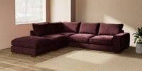 Large Open End Corner Chaise - Left Hand