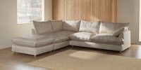 Large Open End Corner Chaise - Left Hand