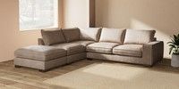 Large Open End Corner Chaise - Left Hand