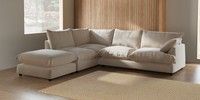 Large Open End Corner Chaise - Left Hand
