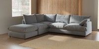 Large Open End Corner Chaise - Left Hand