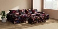 Large - U Shaped Double Chaise with Footstool