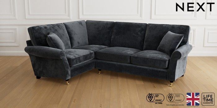 Slate blue deals sofa