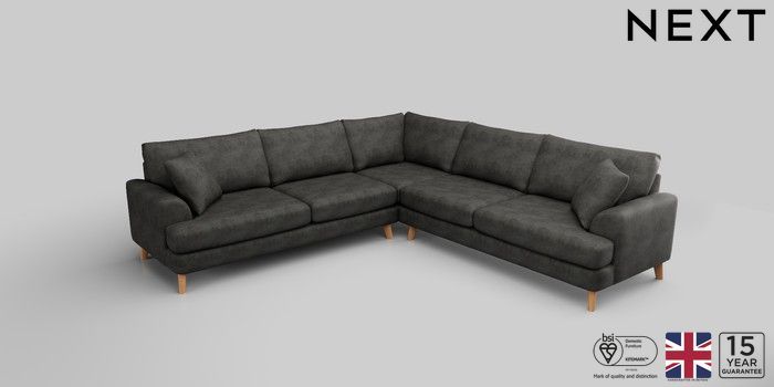 Retro corner online sofa