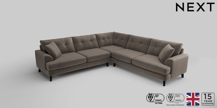 Next parker store corner sofa