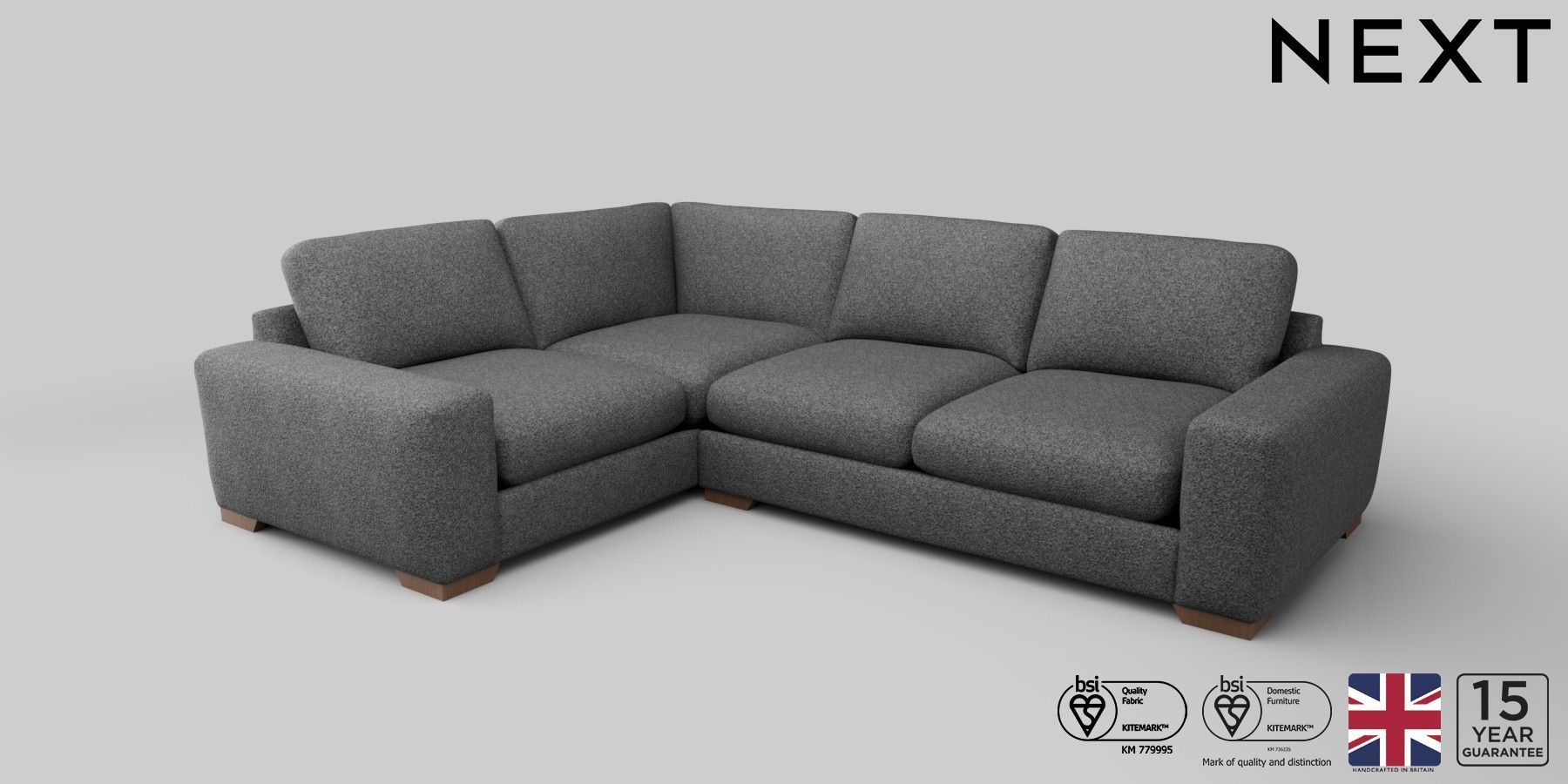 Buy Houghton Deep Relaxed Sit Large Corner Sofa Left Hand Casual