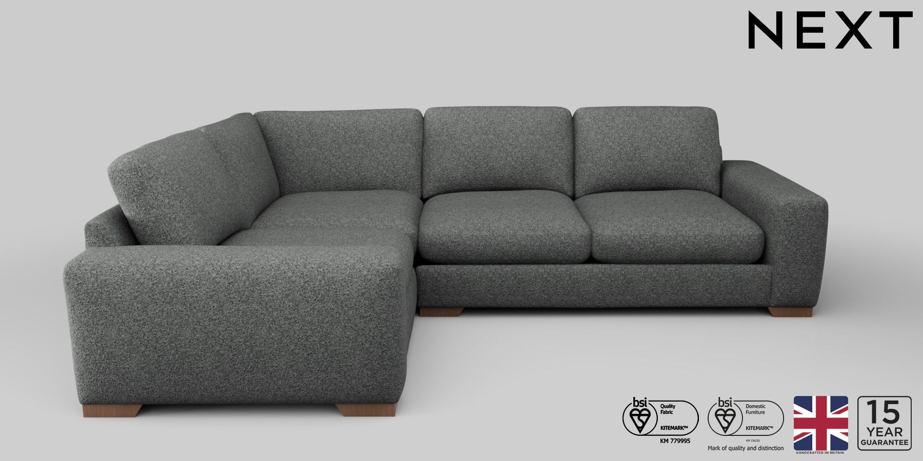 Buy Houghton Deep Relaxed Sit Large Corner Sofa Left Hand Casual
