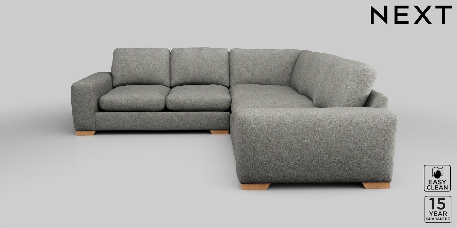 Buy Houghton Deep Relaxed Sit Medium Corner Sofa Universal Boucle