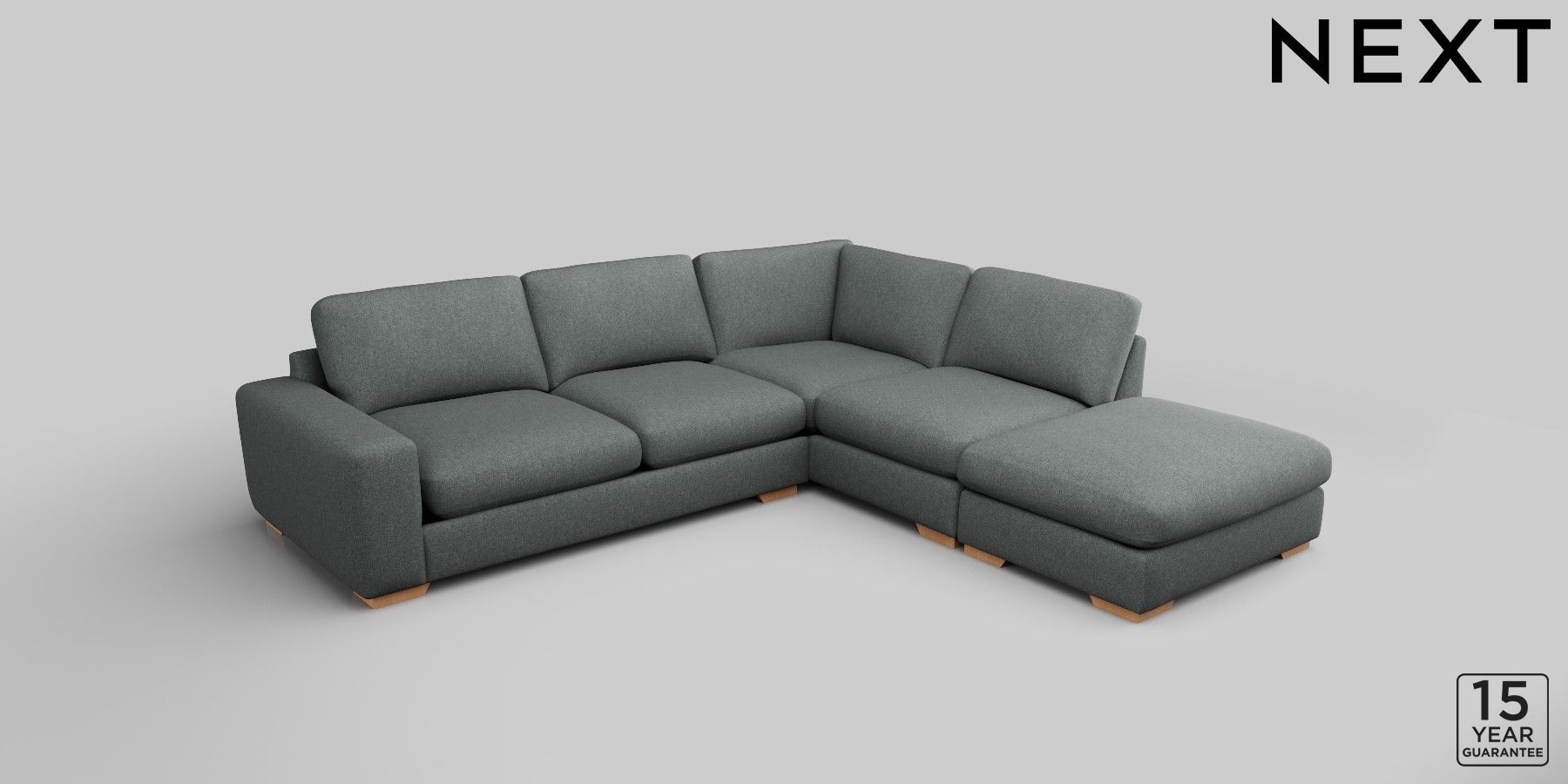 Buy Houghton Deep Relaxed Sit Large Open End Corner Chaise Right Hand