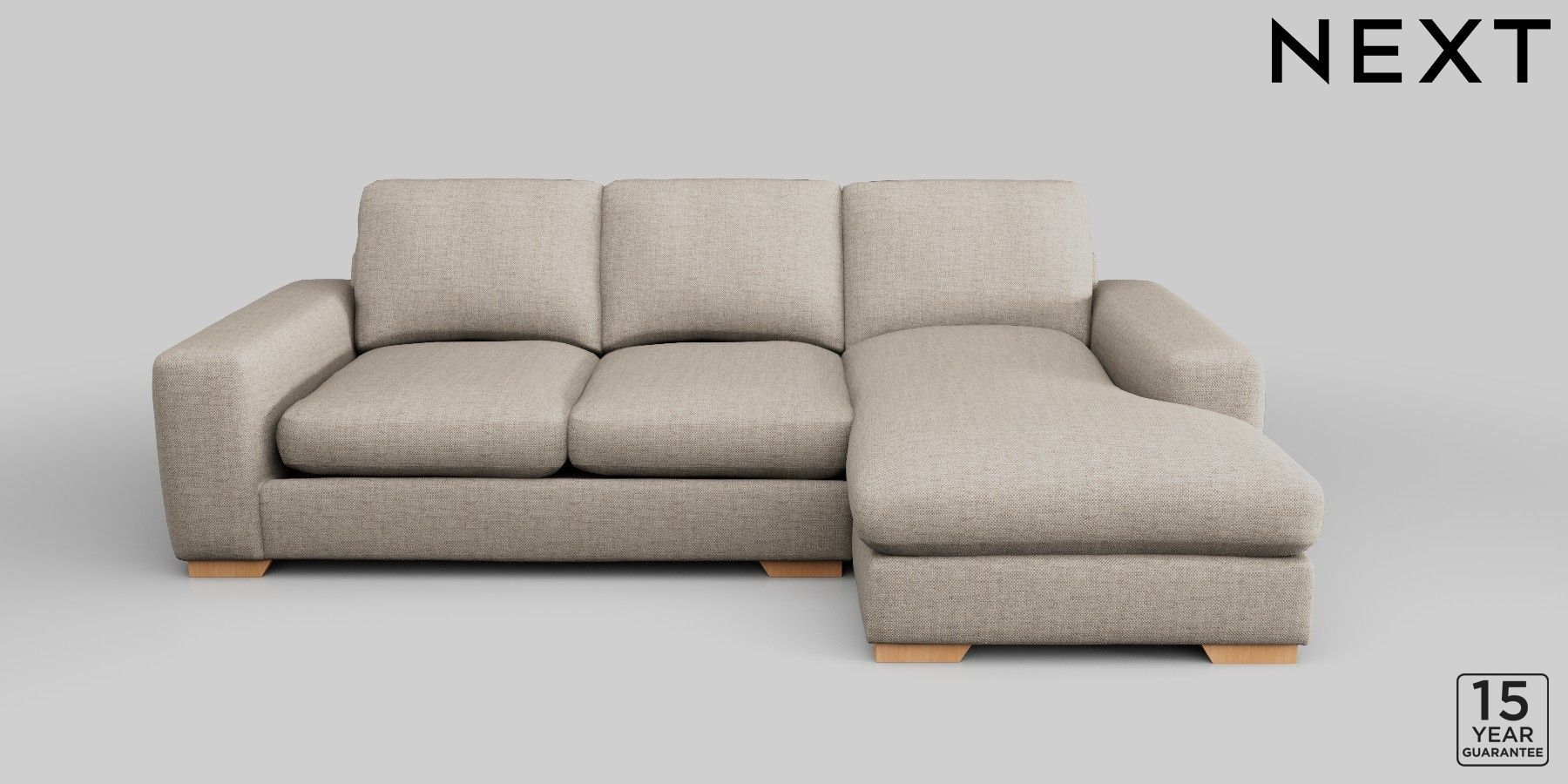 Buy Houghton Deep Relaxed Sit Medium Sofa Chaise Right Hand Chunky