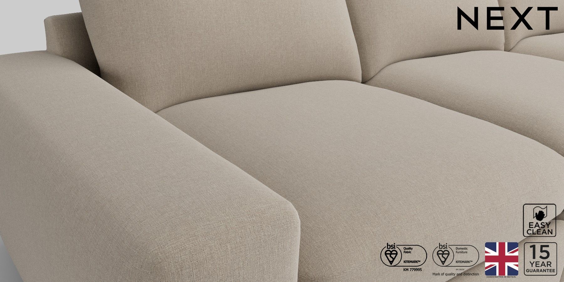 Buy Houghton Deep Relaxed Sit Grand Corner Sofa Right Hand Tweedy