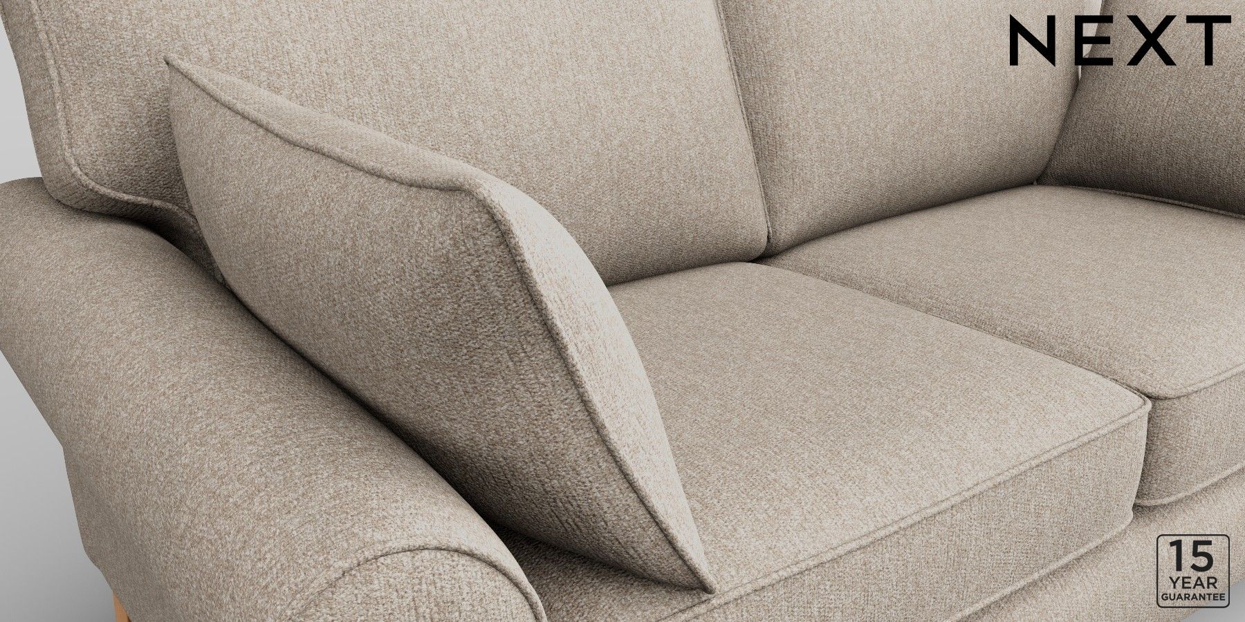 Buy Mallory Firmer Sit Medium Sofa Tweedy Chenille Mid Natural High