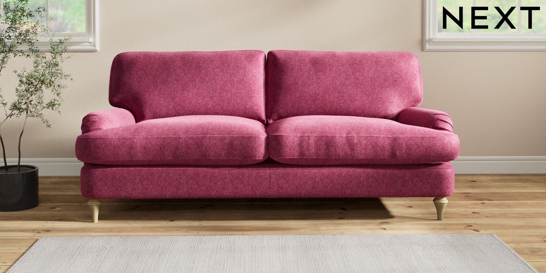 Next Raspberry Sofa £1,399