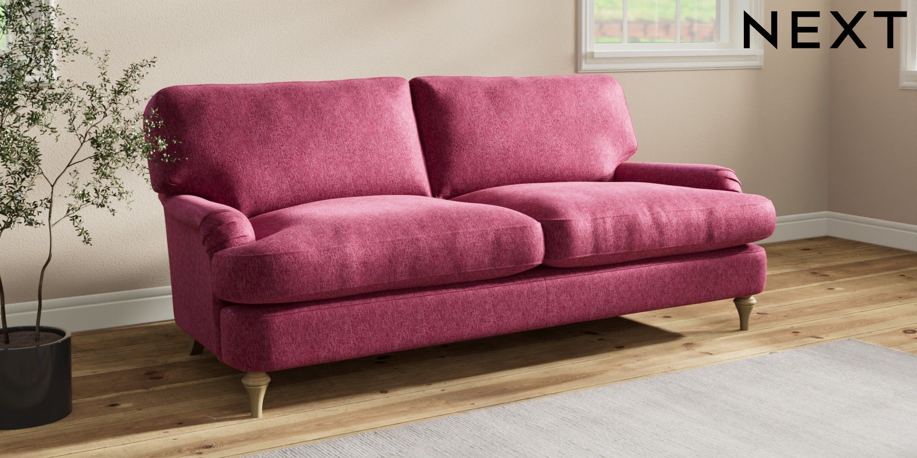 Next Raspberry Sofa £1,399