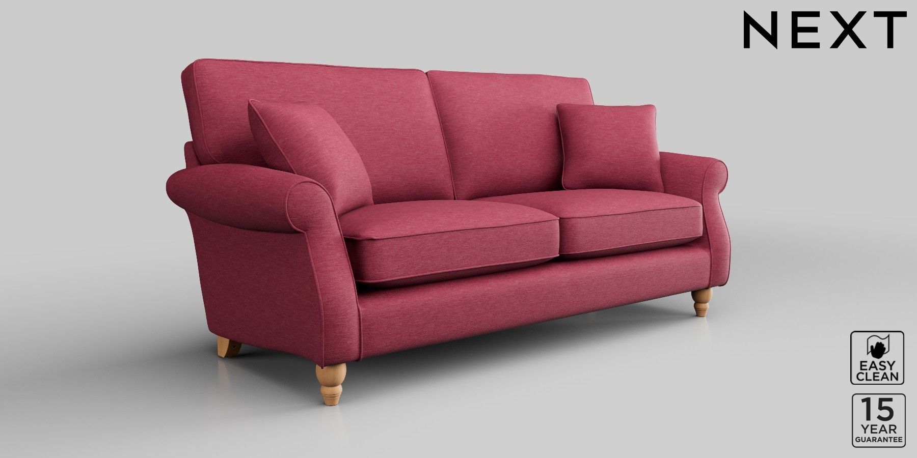Next Raspberry Sofa £1,375