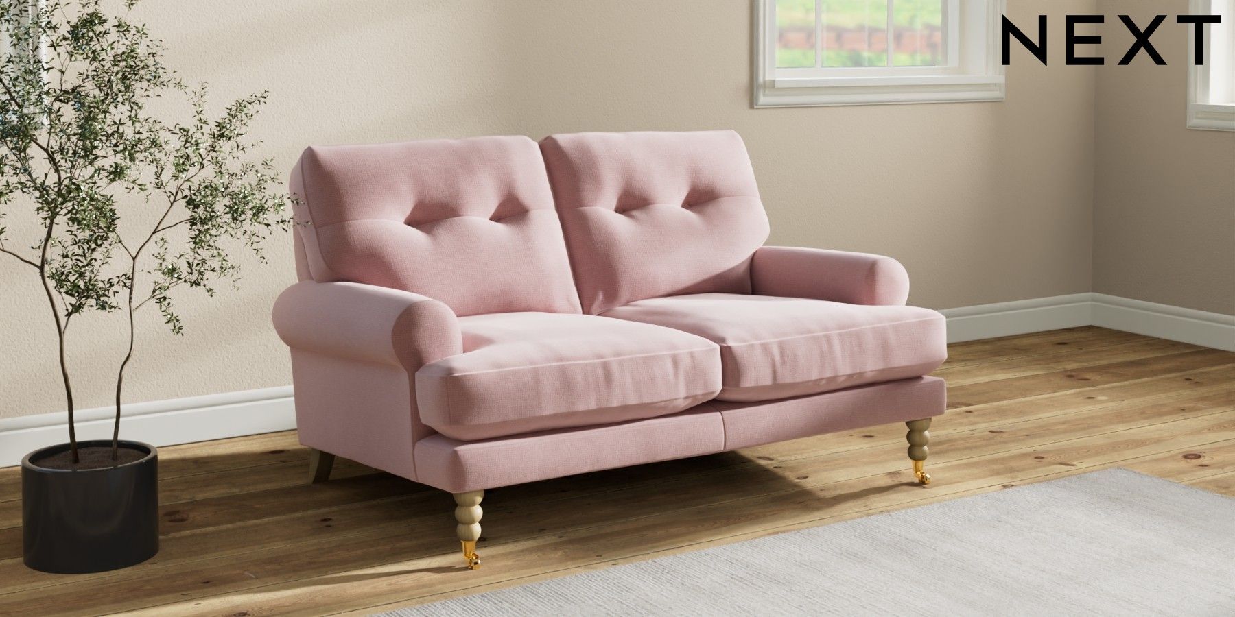 Next Raspberry Sofa £1,325