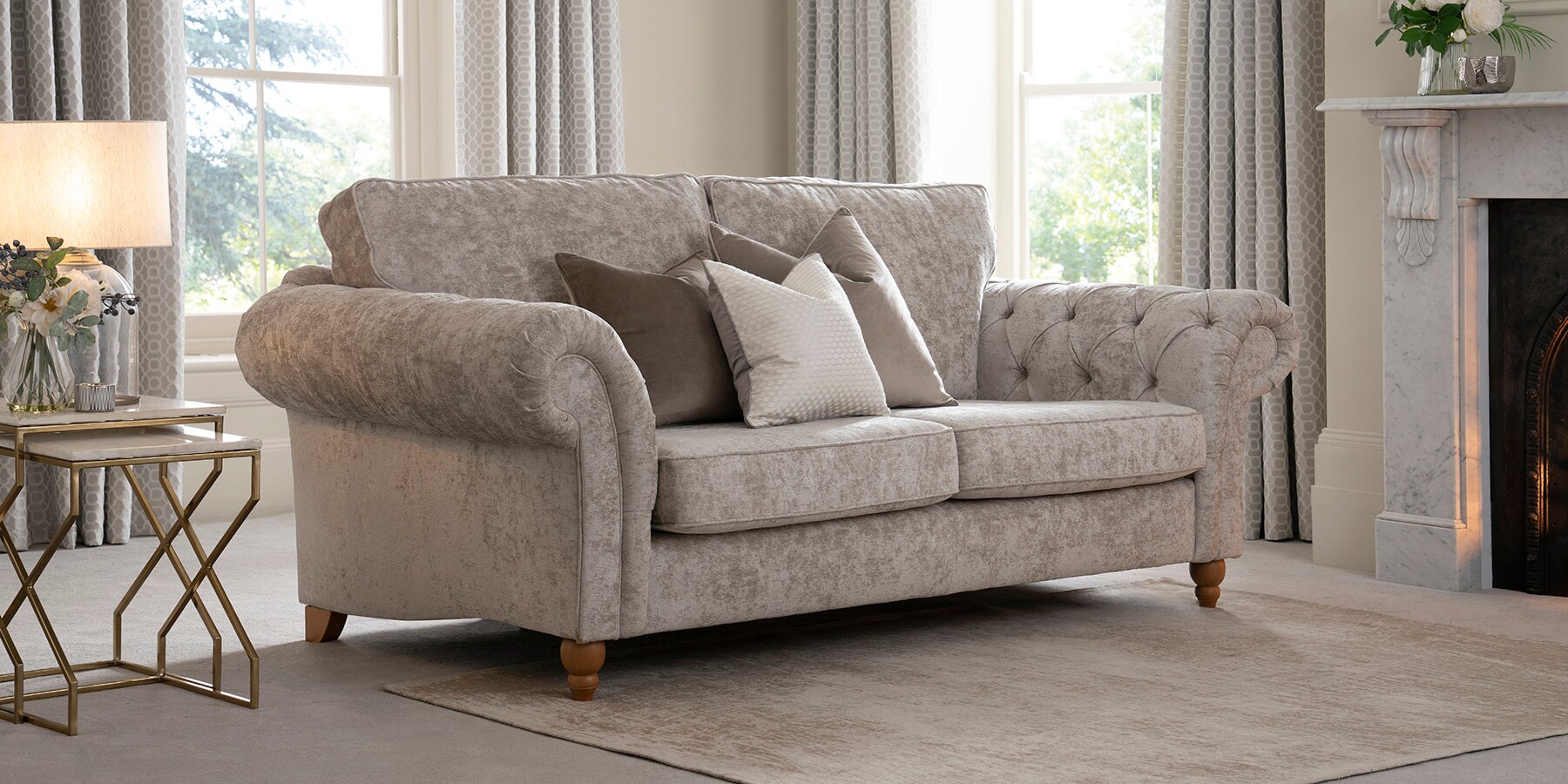 Buy Gosford Highback II Firmer Sit Medium Sofa Chaise Right Hand