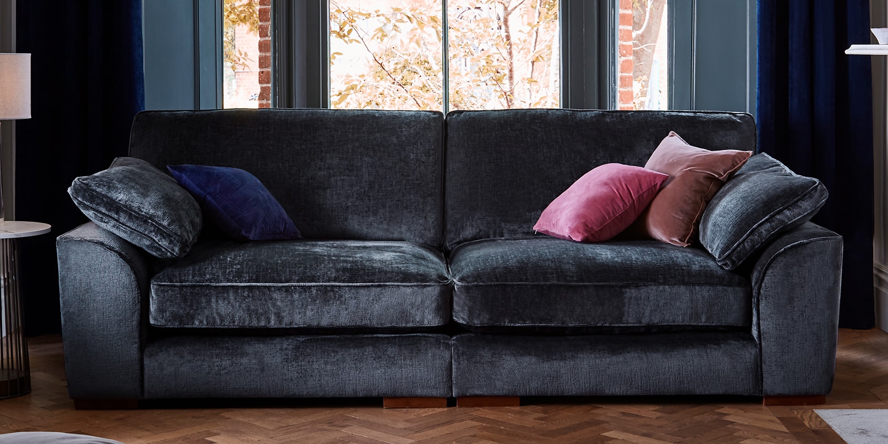 Buy Stamford Grand Relaxed Sit Large Corner Sofa Universal Tweedy