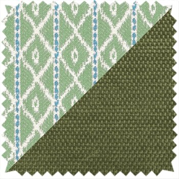 Leaf Green Contrast Piping