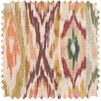 Allover Ikat Natural and Multi