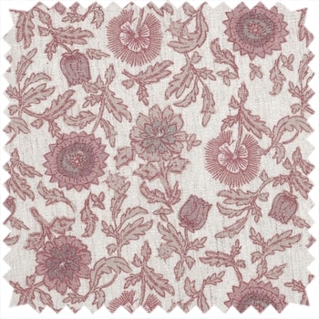 Woodblock Floral Pink