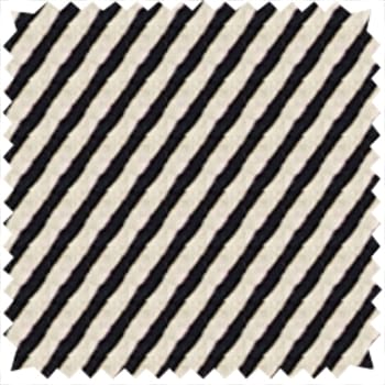 Studio Stripe Velvet Sand and Black