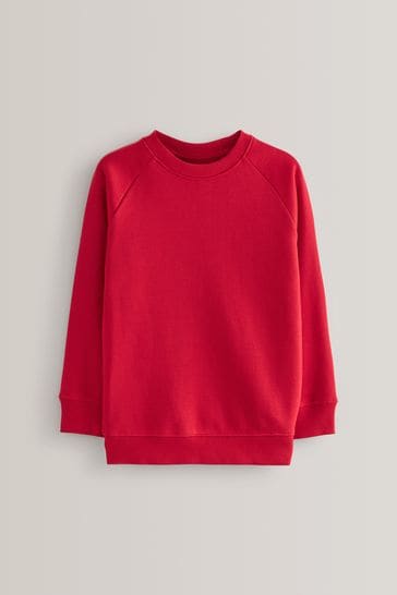 Buy Red 1 Pack Crew Neck School Sweater (3-17yrs) from Next Australia