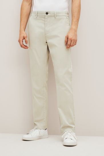 Buy Light Stone Slim Stretch Premium Chino Trousers from Next Ireland