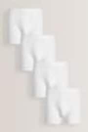White 4 pack A-Front Cotton Rich Boxers - Image 1 of 1