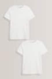 White 2 Pack Short Sleeved Thermal Tops (2-16yrs) - Image 1 of 1