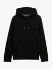 Superdry Black Essential Slim Fit Logo Hoodie - Image 1 of 1