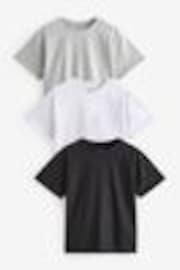 Black/White/Grey Oversized T-Shirts 3 Pack (3-16yrs) - Image 1 of 1