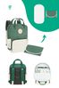 green sling crossbody bag
