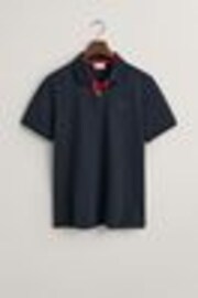 GANT Blue Contrast Collar Polo Shirt - Image 1 of 1