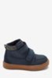 Navy Standard Fit (F) Warm Lined Touch Fastening Boots - Image 1 of 1