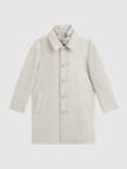 Reiss Stone Perrin 9-14 yrs Trench With Funnel-Neck Insert - Image 1 of 1