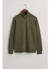 GANT Green Shield Quarter Zip Sweatshirt - Image 1 of 1