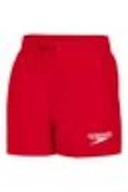 Speedo Red Essential Swim Shorts - Image 1 of 1