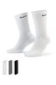 Серый - круглый вырез - Носки Nike Everyday Cushioned Crew Socks 3 Pack - Image 1 of 1