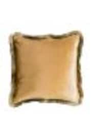 Gallery Home Yellow Ombre Velvet Fringed Cushion - Image 1 of 1