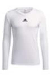 adidas White Teamwear Base Layer Long Sleeve Top - Image 1 of 1