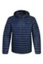 Weird Fish Blue Flete Lightweight Showerproof Padded Jacket - Image 1 of 1