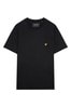 Arcminute back print t-shirt in black