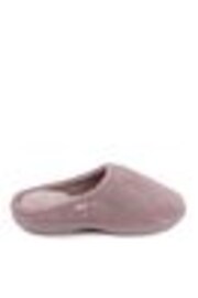 Totes Pink Isotoner Popcorn Terry Mules Slippers - Image 1 of 1