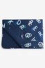 Azul marino - Baker by Ted Baker Boys 100% Cotton Blanket - Imagen 1 de 1