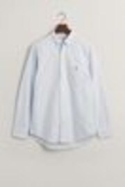GANT Light Blue Oxford Banker Stripe 100% Cotton Shirt - Image 1 of 1