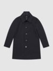 Reiss Navy Perrin Senior Trench With Funnel-Neck Insert - Image 1 of 1